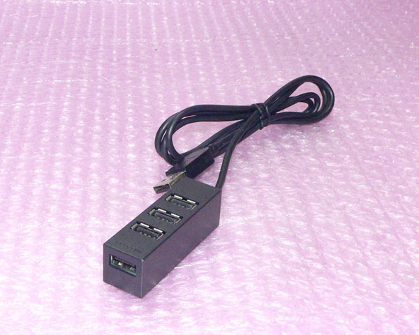 エレコム ELECOM USB HUB 2.0 U2H-TZ427B 4ポートUSBハブ