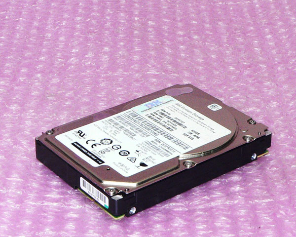 IBM 00Y2430 00Y5707 SAS 600GB 10K 6Gb 2.5インチ 中古ハードディスク