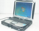 パソコン 中古 Windows7 Pro 32bit Panasonic TOUGHBOOK CF-19 (CF-19RW1ADS) Core i5-540U 1.2GHz メモリ 2GB HDD 320GB(SATA) 10.1インチ(1024×768) キーボード不良 AC欠品 ノートパソコン