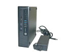 パソコン 中古 Windows8.1 Pro 64bit HP EliteDesk 800 G1 USDT (C8N28AV) Core i3-4130 3.4GHz メモリ 4GB HDD 320GB(SATA) DVDマルチ デスクトップ ウルトラスリムモデル 本体のみ