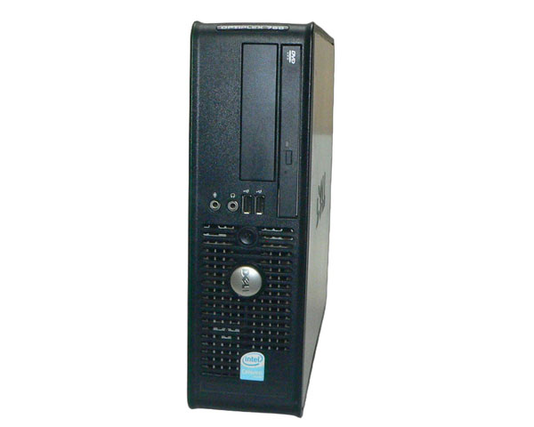 パソコン 中古 WindowsXP Pro 32bit DELL OPTIPLEX 760 SFF Celeron E1400 2.0GHz メモリ 1GB HDD 80GB(SATA) DVD-ROM 中古パソコン デスクトップ 本体のみ
