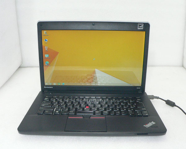 Windows8.1 Pro 64bit Lenovo ThinkPad E445 20B1-CTO1WW AMD A8-4500M 1.9GHz メモリ 4GB HDD 500GB(SATA) DVDマルチ 14インチ(1366×768) 外観難あり(天板べたつき)