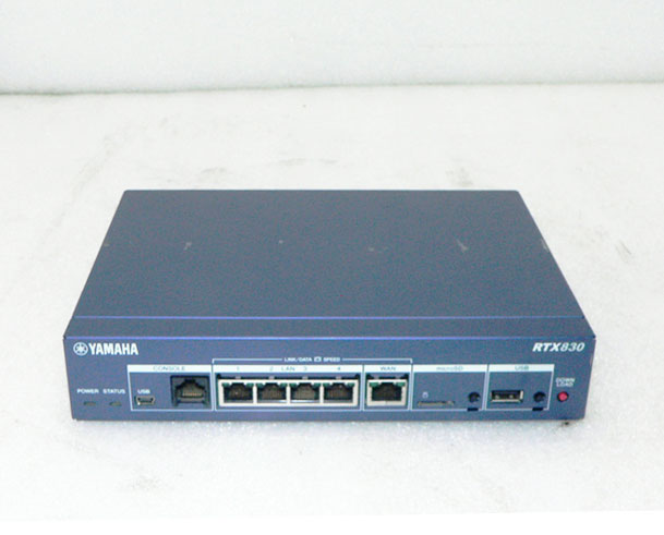 YAMAHA ギガアクセスVPNルーター RTX830 初期化済み
