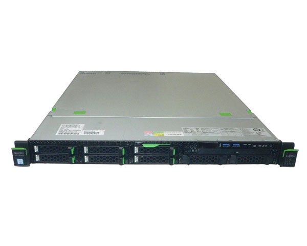 富士通 PRIMERGY RX1330 M4 (PYR1334R2S) Xeon E-2124 3.3GHz メモリ 16GB HDD 1.2TB×6(SAS 2.5インチ 8Bay) DVD-ROM
