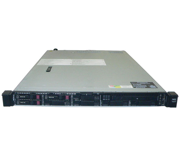 NEC Express5800/R120h-1E (N8100-2602Y) Xeon Gold 5118 2.3GHz メモリ 64GB HDD 300GB×3(SAS 2.5インチ) DVD-ROM AC*2