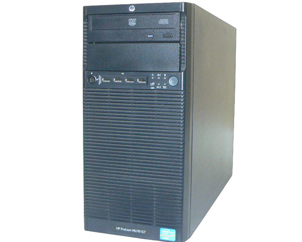 HP ProLiant ML110 G7 639262-295 Xeon E3-1220 3.1GHz メモリ 16GB HDD 500GB(SATA 3.5インチ) DVD-ROM