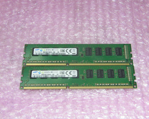 SAMSUNG PC3L-12800E 4GB(2GB×2枚) 1R×8 中古
