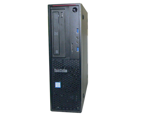 Windows10 Pro 64bit Lenovo ThinkStation P310 SFF 30AU-A015JP Core i7-6700 3.4GHz メモリ 8GB HDD 500GB(SATA) DVDマルチ 中古ワークステーション 外観難あり