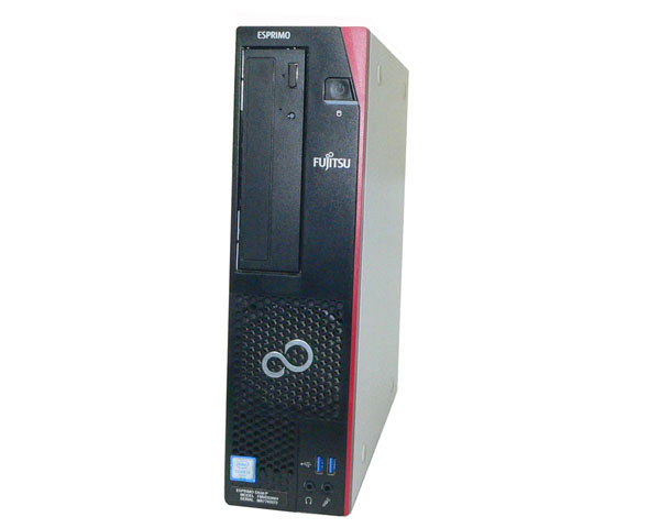 Windows10 Pro 64bit 富士通 ESPRIMO D556/P (FMVD22001) Core i3-6100 3.7GHz メモリ 4GB HDD 500GB(SATA 2.5インチ) DVDマルチ DisplayPort、DVI-D 中古パソコン デスクトップ 本体のみ