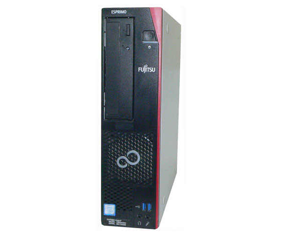Windows10 Pro 64bit 富士通 ESPRIMO D556/P (FMVD22001) Core i3-6100 3.7GHz メモリ 4GB SSD 128GB(新品) DVDマルチ DisplayPort、DVI-D 中古パソコン デスクトップ 本体のみ