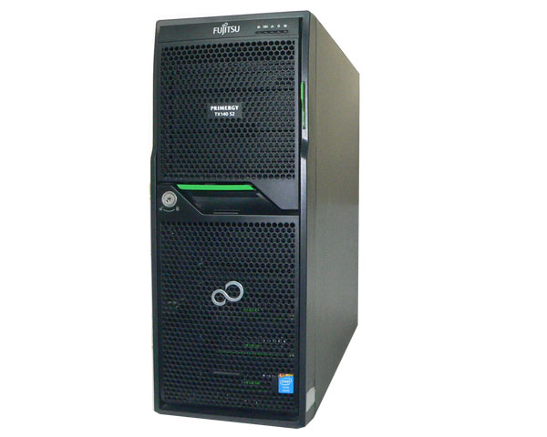 中古 富士通 PRIMERGY TX140 S2 PYT142ZF3W Xeon E3-1220 V3 3.1GHz メモリ 8GB HDD 300GB×2(SAS 3.5インチ) DVD-ROM