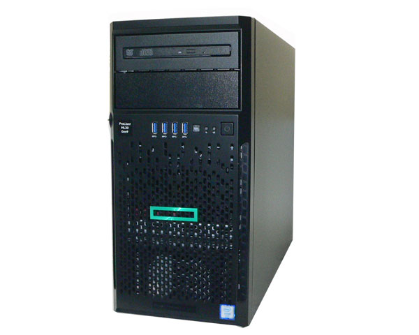 中古 HP ProLiant ML30 Gen9 823403-B21 Xeon E3-1270 V5 3.6GHz 4C メモリ 24GB HDD 600GB 4 SAS 2.5インチ DVD-ROM