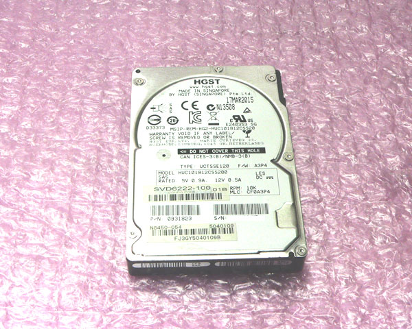 NEC N8450-054 SAS 1.2TB 10K 2.5インチ 中古ハードディスク