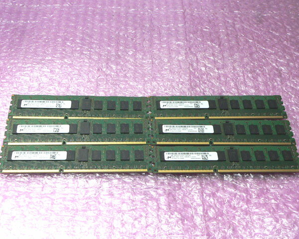 中古メモリー Micron PC3L-12800R 24GB(4GB×6) 富士通 PRIMERGY RX2520 M1取外し品