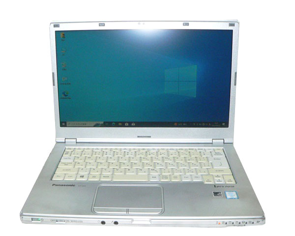 Windows10 Pro 64bit Panasonic Let'sNote CF-LX5 (CF-LX5PDUMS) Core i5-6300U 2.4GHz メモリ 8GB SSD 128GB 光学ドライブなし 無線LAN 14インチ フルHD(1920×1080) Webカメラ Bluetooth 外観難あり(キーボード黄ばみ) ACアダプタ付属なし