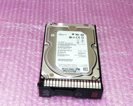 HP 846522-001 (MB1000GVYZE) SATA 1TB 7200rpm 3.5インチ 中古ハードディスク HP 846522-001 (MB1000GVYZE) SATA 1TB 7200rpm 3.5インチ 中古ハードディスク