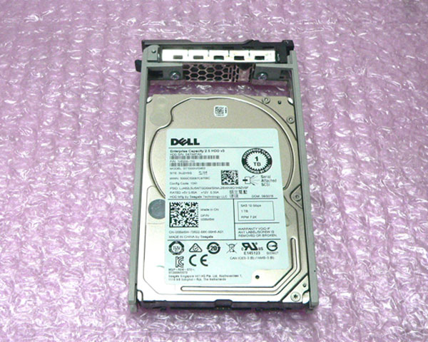DELL 056M6W SAS 1TB 7.2K 12Gbps 2.5インチ 中古ハードディスク