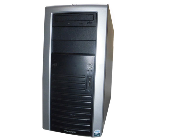 商品名 HP ProLiant ML150 G3 403112-B21 CPU Xeon 5130 2.0GHz × 1基　 メモリー 8GB (2GB×4枚) HDD 300GB×2 (SAS 3.5インチ) 光学ドライブ CD-ROM RAIDコントローラ SAS3080X-HP 電源ユニット 搭載数1/最大1 サイズ(W x D x H) 219×650×453 mm 重量 約31.3kg (最大) 動作状態 動作確認済みです(OS未搭載)OSは付属しておりませんので、お好みのOSを別途御用意下さい。 外観 筐体は擦り傷、汚れがあります※天板と側面に傷あり 付属品 電源コードのみ※上記以外の付属品は一切ありません 納期について 通常ご注文頂いてから、3営業日以内の発送となります。※即日発送が可能な場合もありますので、お急ぎの場合は、別途ご相談下さい。 送料区分 大型商品の為、佐川急便 ラージサイズ宅配便 になります ※代金引換での発送は不可となります。 料金等詳細は　大型宅配便について　のページをご確認ください。 保証期間 商品到着日から3ヶ月間となります中古サーバー専門店のアクアライトでは、HP ProLiant ML150 G3 403112-B21 Xeon 5130 2.0GHz メモリ 8GB HDD 300GB×2 (SAS 3.5インチ) CD-ROM 他、中古サーバーを各種販売しております。お探しの機種がございましたらお気軽にお問い合わせください。