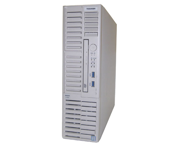 中古 東芝 MAGNIA C1300e (TN8100-2300T) Xeon E3-1220 V5 3.0GHz メモリ 8GB HDD 500GB×2(SATA) DVD-ROM
