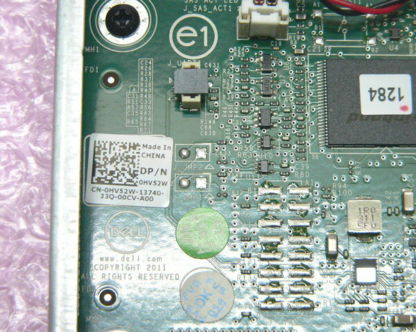 中古 DELL 0HV52W PERC H310 SAS/SATA RAIDコントローラカード DELL PRECISION T3600取外し品 3