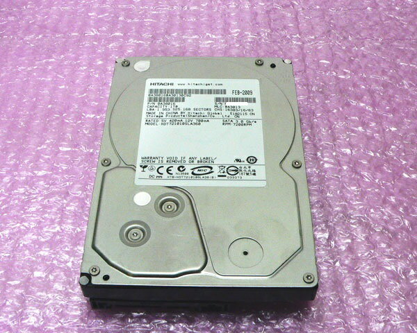 HITACHI HDT721010SLA360 SATA 1TB 3.5インチ 中古ハードディスク