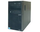 中古 IBM System x3100 M4 2582-B2J Xeon E3-1220 V2 3.1GHz メモリ 4GB HDD 1TB×2 (SATA 3.5インチ) DVD-ROM