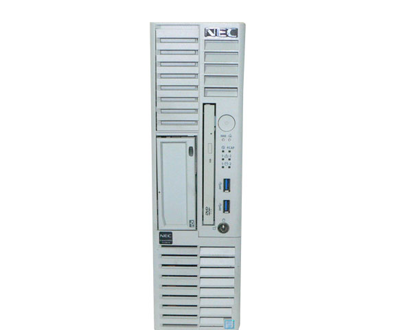 NEC Express5800/T110h-S (N8100-2300Y) Xeon E3-1220 v5 3.0GHz メモリ 16GB HDD 600GB×3(SAS 2.5インチ) DVD-ROM AC×2