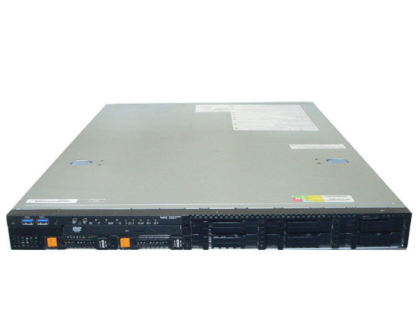 NEC Express5800/R110i-1(N8100-2527Y) Xeon E3-1220 V6 3.0GHz メモリ 8GB HDD 300GB×2(SAS 2.5インチ) DVD-ROM AC*2