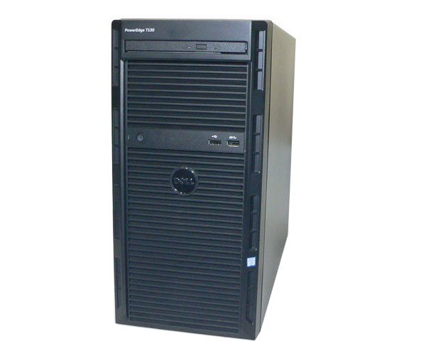 DELL PowerEdge T130 Xeon E3-1220 V5 3.0GHz メモリ 16GB HDD 2TB 4 SATA 3.5インチ DVD-ROM PERC H730