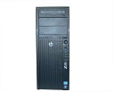 【JUNK】HP Workstation Z420 LJ449AV 水冷モデル Xeon E5-1620 3.6GHz メモリ 8GB HDD 500GB SATA DVDマルチ Quadro 2000 水冷ポンプ異音