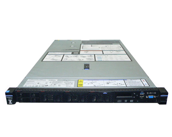 商品名 Lenovo System X3550 M5 5463-E7J CPU Xeon E5-2620 V3 2.4GHz × 2基 (6コア) メモリー 16GB (8GB×2枚) HDD 300GB×2(SAS 2.5インチ) 光学ドライブ DVDマルチ RAIDコントローラー ServeRAID M5210 電源ユニット 搭載数2/最大2 (550W) 動作状態 動作確認済みです(OS未搭載)OSは付属しておりませんので、お好みのOSを別途御用意下さい。 外観 筐体に擦り傷、汚れが多少あります 付属品 電源コードのみ ※上記以外の付属品は一切ありません 補足事項 ラックレールの付属はありません 納期について 通常ご注文頂いてから、3営業日以内の発送となります。※即日発送が可能な場合もありますので、お急ぎの場合は、別途ご相談下さい。 送料区分 ヤマト運輸 180サイズ 保証期間 商品到着日から3ヶ月間となりますLenovo System X3550 M5 5463-E7J Xeon E5-2620 V3 2.4GHz×2基 (6C) メモリ 16GB HDD 300GB×2(SAS 2.5インチ) DVDマルチ AC*2 他、中古サーバー・保守用パーツを各種販売しております。お探しの仕様・モデル番号などがございましたらお気軽にお問い合わせください。