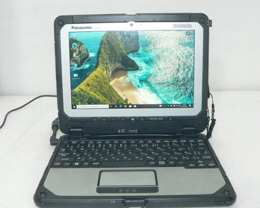 Windows10 Pro 64bit Panasonic TOUGHBOOK CF-20 (CF-20A0385VJ) Core m5-6Y57 1.1GHz メモリ 4GB 128GB(NVMe SSD) 10.1インチ(1920×1200) タッチパネル 2in1 タブレットPC 超堅牢 キーボード付き ACアダプタ欠品 Windows10 Pro 64bit Panasonic TOUGHBOOK CF-20 (CF-20A0385VJ) Core m5-6Y57 1.1GHz メモリ 4GB 128GB(NVMe SSD) 10.1インチ(1920×1200) タッチパネル 2in1 タブレットPC 超堅牢 キーボード付き ACアダプタ欠品