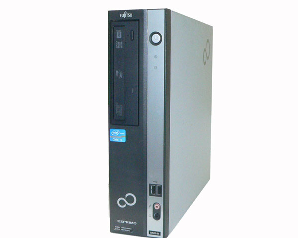 パソコン 中古 Windows7 Pro 32bit 富士通 ESPRIMO D581/D(FMVDH3A0G1) Core i5 2400 3.1GHz メモリ 4GB HDD 320GB(SATA) DVDマルチ デスクトップ 本体のみ