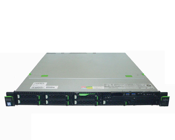 富士通 PRIMERGY RX1330 M4 (PYR1334R2S) Xeon E-2134 3.5GHz メモリ 24GB HDD 300GB×7(SAS 2.5インチ) DVD-ROM