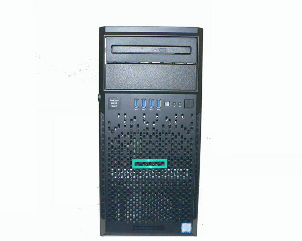 HP ProLiant ML30 Gen9 823403-B21 Xeon E3-1220 v6 3.0GHz メモリ 8GB HDD 600GB×2 (SAS 2.5インチ) DVD-ROM AC*2 Smart Array P440 小難あり(RAIDバッテリー完全消耗)
