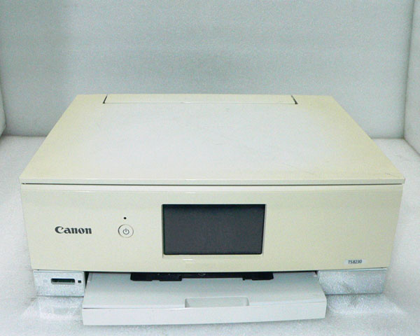 CANON PIXUS TS8230 ホワイト インクジェット複合機 / 筐体黄ばみ 要インク交換