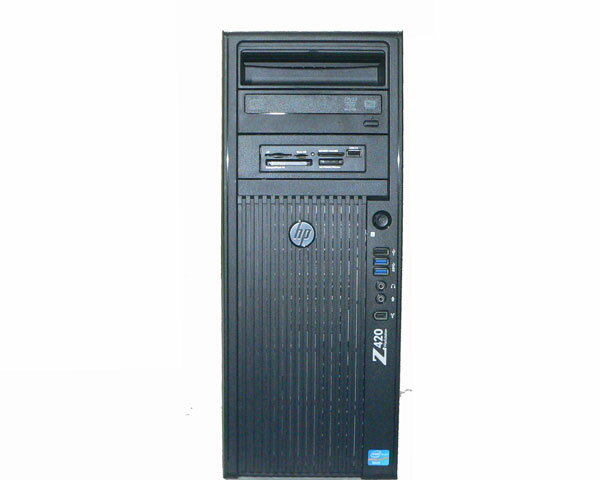 Windows10 Pro 64bit HP Workstation Z420 LJ449AV 水冷モデル Xeon E5-1660 3.3GHz(6C) メモリ 32GB HDD 500GB(SATA)+256GB(新品SSD) DVDマルチ Quadro K2000