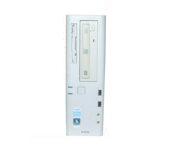 パソコン 中古 OSなし EPSON Endeavor AT970 PDC-E2200 2.2GHz メモリ 2GB HDD 80GB(SATA) DVDマルチ デスクトップ 本体のみ