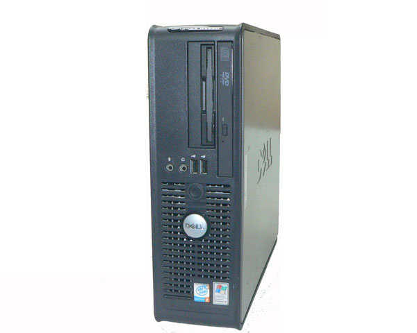 パソコン 中古 DELL OPTIPLEX GX620 SFF Pentium4-3.4GHz メモリ 1GB HDDなし(マウンター欠品) DVDコンボ デスクトップ