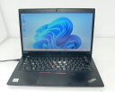 パソコン 中古 Windows11 Pro 64bit Lenovo ThinkPad X13 Gen1 (20T2-001DJP) 第10世代 Core i5-10210U 1.6GHz メモリ 8GB 256GB(NVMe SSD) 13.3インチ(1366×768) 天板汚れあり ノートパソコン
