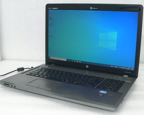 Windows10 Pro 64bit HP ProBook 4740s (B4Q62AV) Core i5-3360M 2.8GHz メモリ 8GB HDD 320GB(SATA) DVDマルチ 17.3インチ HD (1600x900) Radeon HD 7650M バッテリー完全消耗