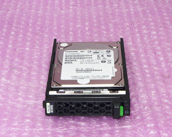 東芝 AL15SEB060N SAS 600GB 10K 12G 2.5インチ 中古ハードディスク 富士通マウンター付き