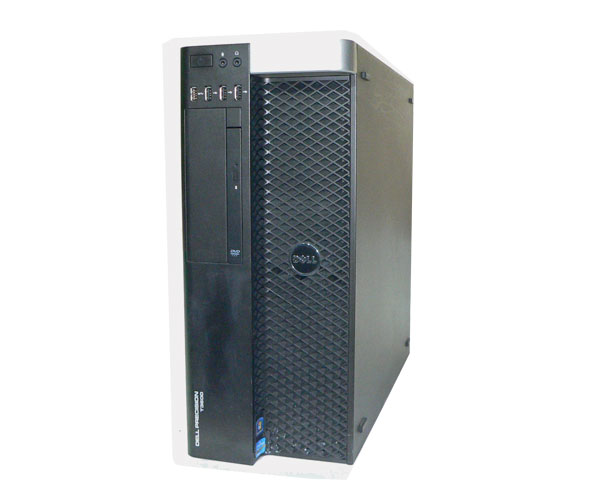 Windows7 Pro 64bit DELL PRECISION T3600 Xeon E5-1620 3.6GHz メモリ 8GB HDD 500GB (SATA) Quadro 600 光学ドライブ不良 筐体傷あり