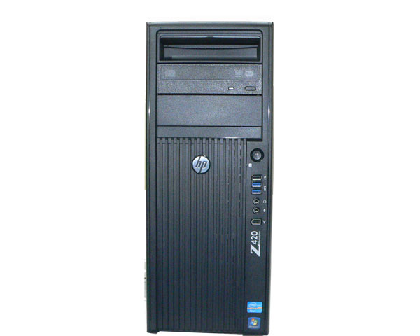 Windows7 Pro 64bit HP Workstation Z420 LJ449AV 水冷モデル Xeon E5-1620 3.6GHz メモリ 8GB HDD 1TB(SATA) DVDマルチ Quadro K2000