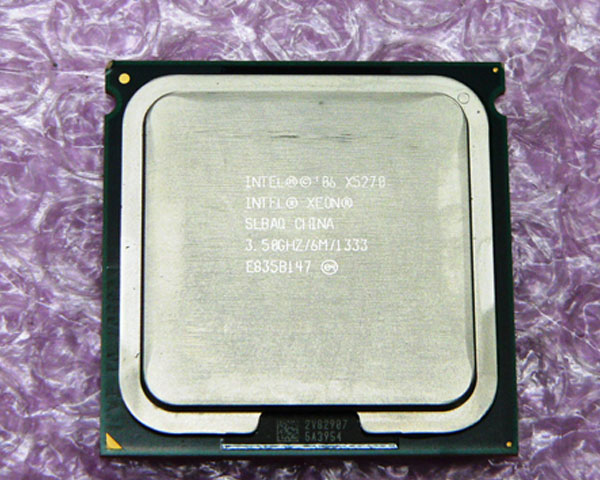 中古CPU Xeon X5270 3.50GHz SLBAQ LGA771 ネコポス便(ポスト投函)