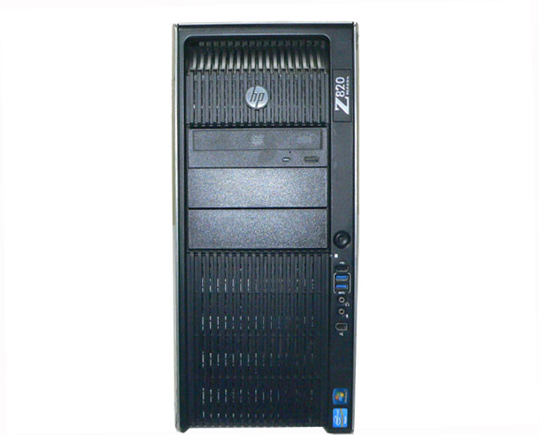 Windows7 Pro 64bit HP Workstation Z820 LJ452AV 水冷モデル Xeon E5-2643 V2 3.5GHz×2基 メモリ 128GB HDD 450GB×2(SAS) Quadro NVS315