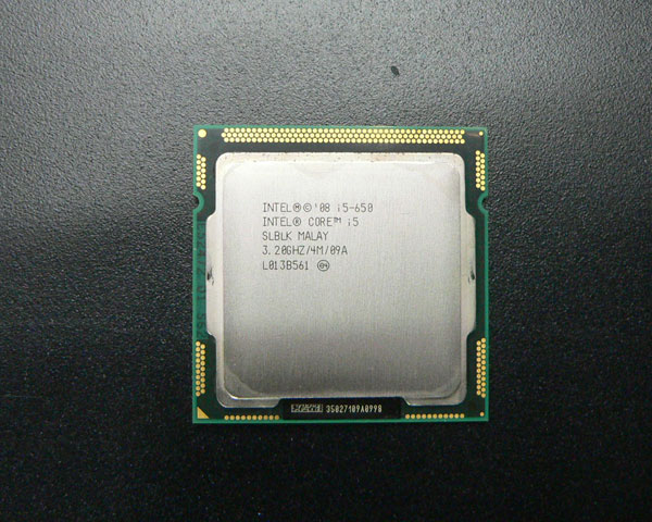 中古CPU Core i5 650 3.20GHz SLBLK LGA1156 ネ