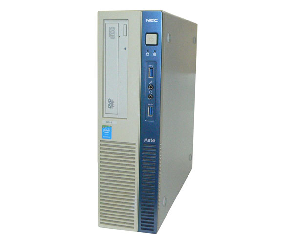 Windows8.1 Pro 64bit NEC Mate MK33MB-K (PC-MK33MBZDK) Core i5-4590 3.3GHz メモリ 2GB HDD 500GB(SATA) DVD-ROM 前カバー黄ばみ