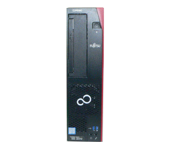 Windows10 Pro 64bit 富士通 ESPRIMO D587/R(FMVD2600X) Core i3-6100 3.7GHz メモリ 8GB SSD 256GB DVDマルチ 中古パソコン デスクトップ 本体のみ