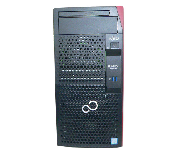 富士通 PRIMERGY TX1310 M3 (PYT1313ZGS) Xeon E3-1225 V6 3.3GHz メモリ 4GB HDD 1TB (SATA) DVD-ROM